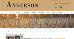 Desktop Screenshot of andersonwinery.com.au